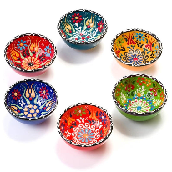 Turkish Pottery Ceramic Bowl Bundle