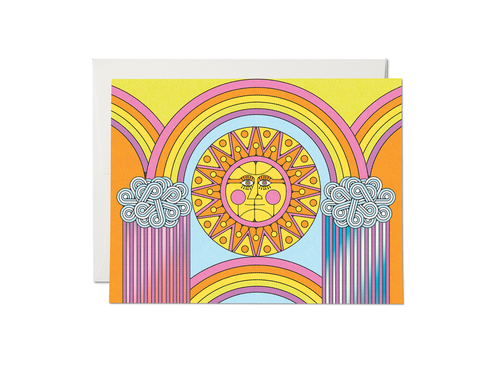 Red Cap Cards - Sun and Rainbows