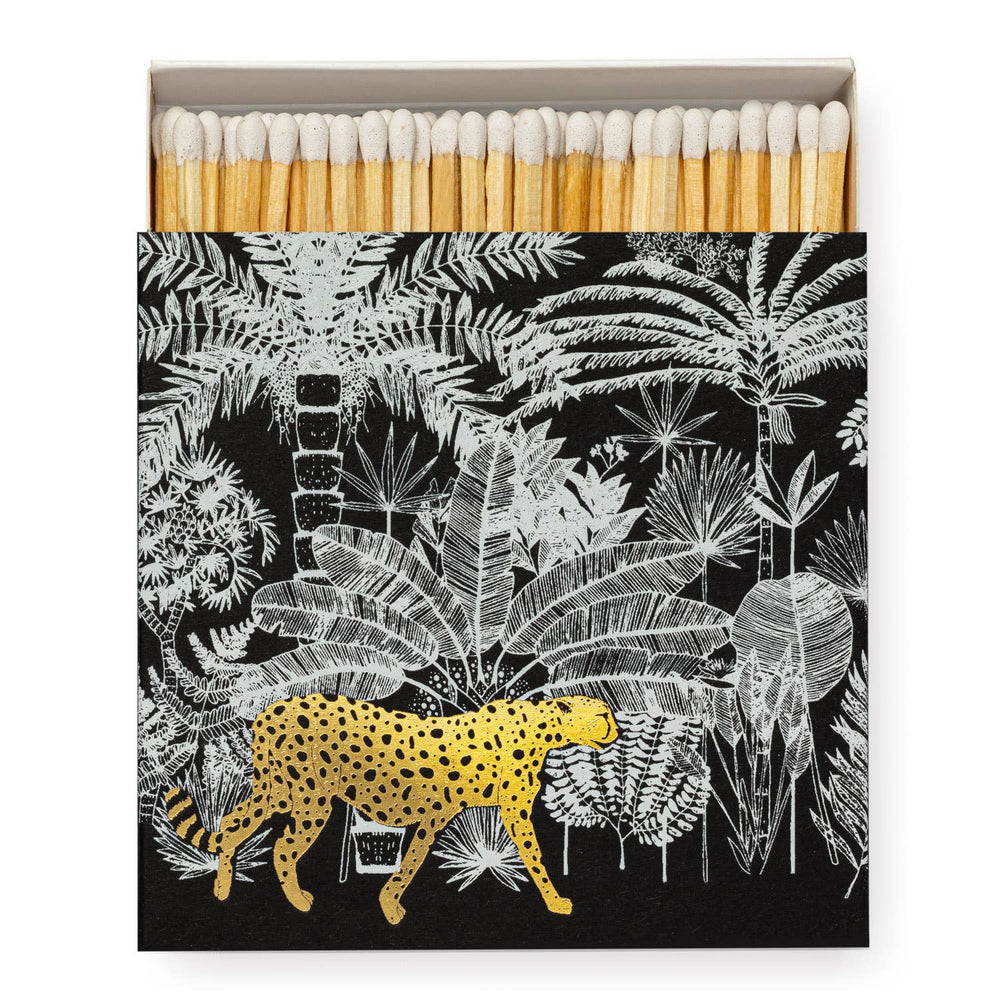 Cheetah in Jungle (black) Matches