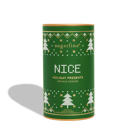 "nice" sprinkle cookies - canister (holiday 2023)