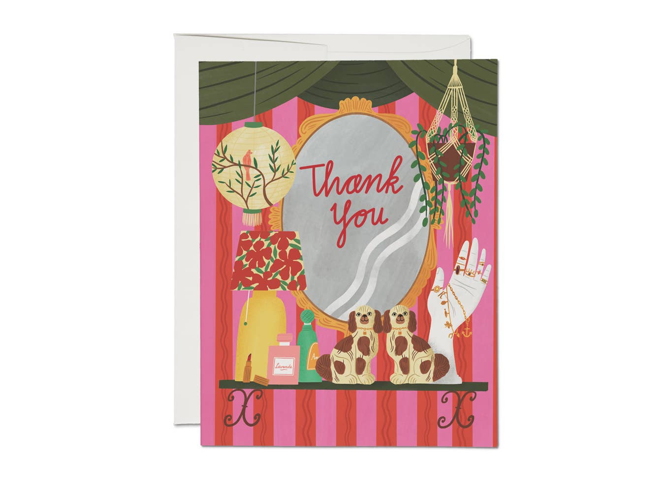Load image into Gallery viewer, Mirror Mirror thank you greeting card
