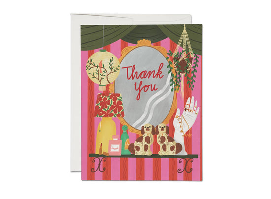 Load image into Gallery viewer, Mirror Mirror thank you greeting card
