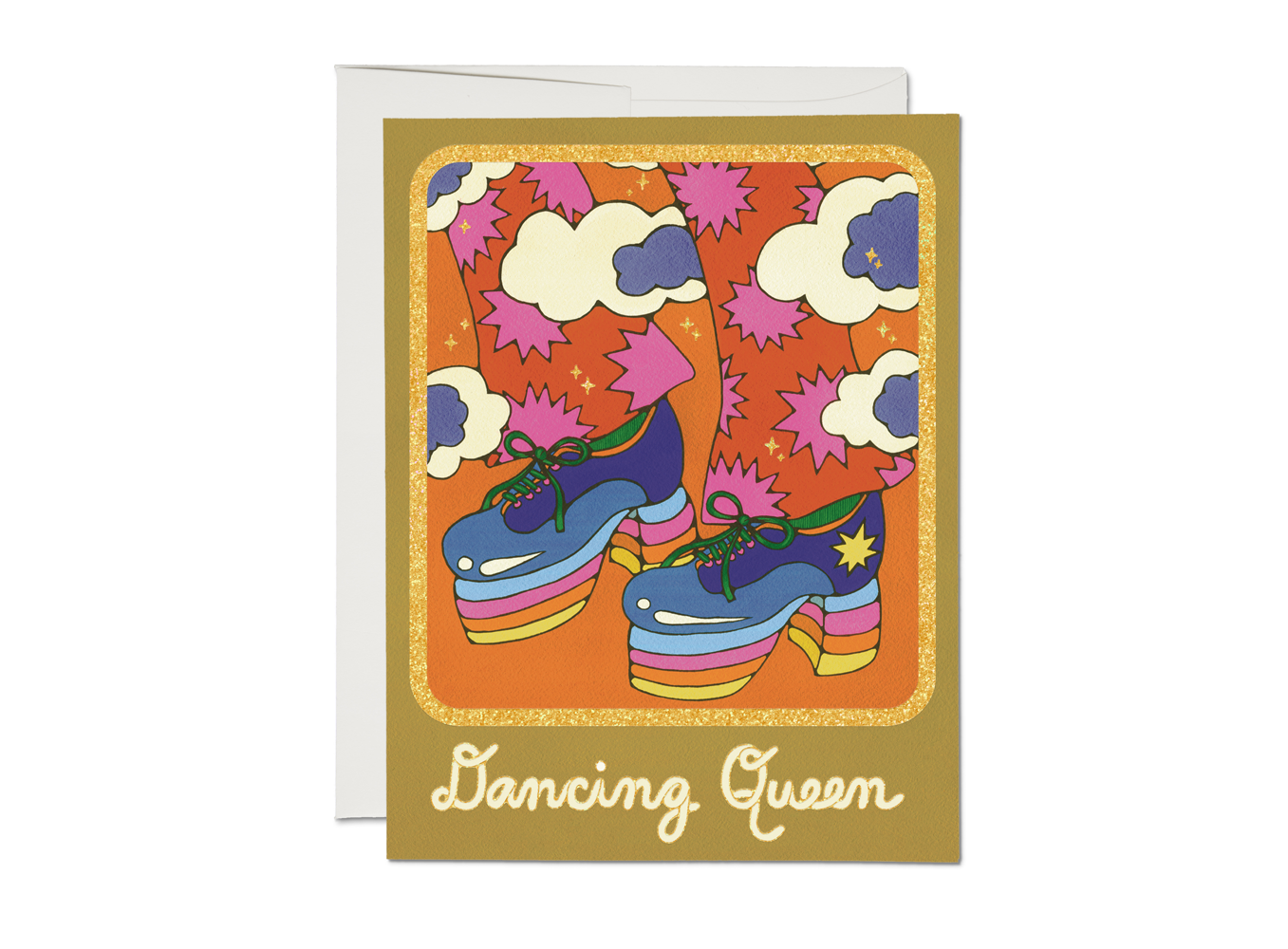 Red Cap Cards - Dancing Queen friendship greeting card