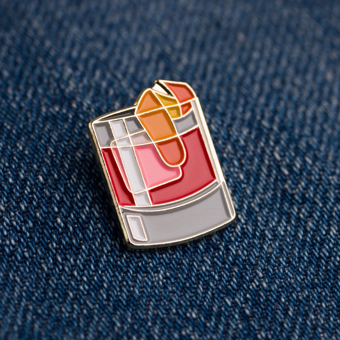 Negroni Cocktail Pin