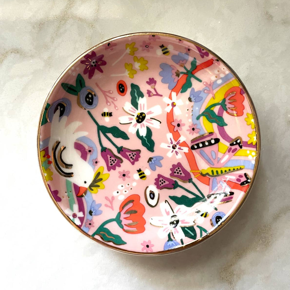 Butterfly Garden Trinket Dish